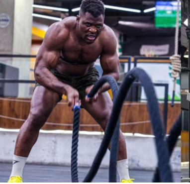 Francis Ngannou’s present physical condition..